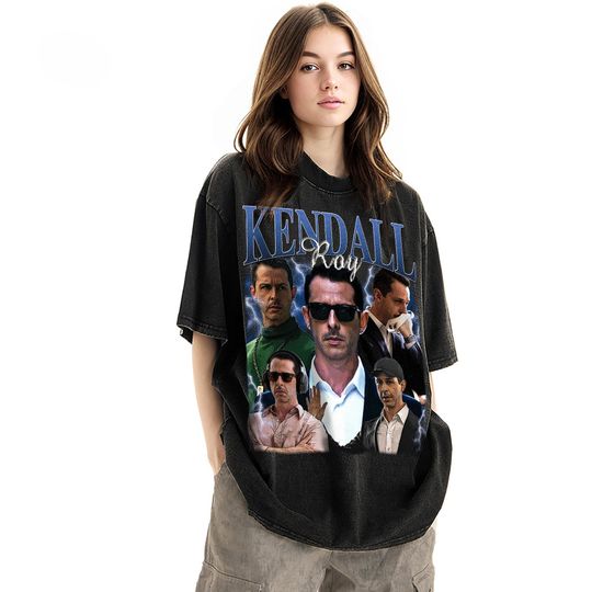 Discover Limited Kendall Roy Vintage Unisex Shirt, Actor Homage tee, 90s retro design graphic T-Shirt: Ideal Gift for Him and Her