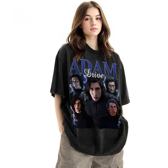 Discover Limited Adam Drive Vintage Unisex Shirt, Actor Homage tee, 90s retro design graphic T-Shirt: Ideal Gift for Him and Her