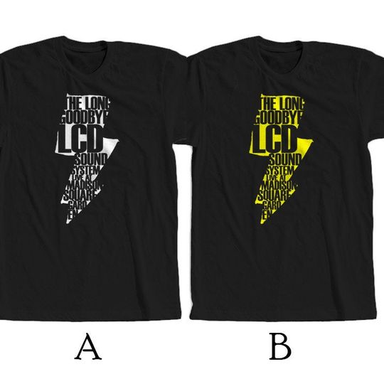 Discover Best Shirt LCD Soundsystem  The Long Goodbye Rock Band Tshirt  Heavy Cotton Limited Edition