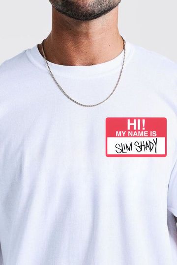 Hi! My name is Slim Shady - Eminem T-shirt, Eminem Graphic Tee, Rap Music Shirt, Rap Vintage Tee, Gift For Him and Her, Eminem T, Eminem Top