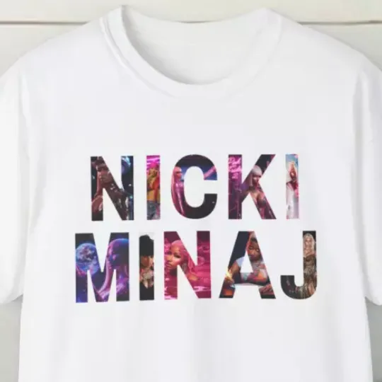 Nicki Minaj Image Letters Shirt, Pink Friday 2 shirt, Nicki Minaj Tour Shirt