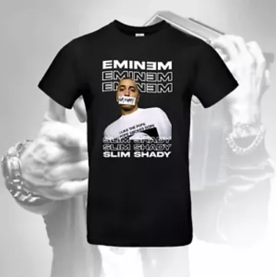 New Eminem T Shirt Unisex Slim Shady Gangster Rap Top
