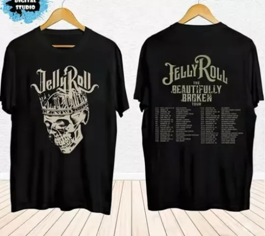 Jelly-Roll The Beautifully Broken Tour 2024 Shirt Jelly Roll Fan