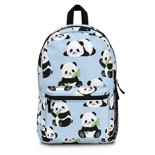 Discover Cute Panda Backpack, Panda Lover Gift, Panda Bag, Teacher Bag, Student Bag, Elementary Backpack, Middle School Bag, Back to School