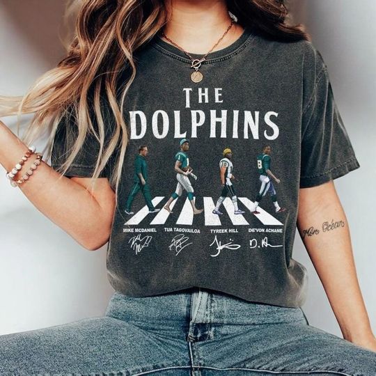 Miami Walking Abbey Road Shirt, Miami Football Vintage Style Comfort Colors T-Shirt, Retro Miami Football Crewneck, Miami Football TShirt