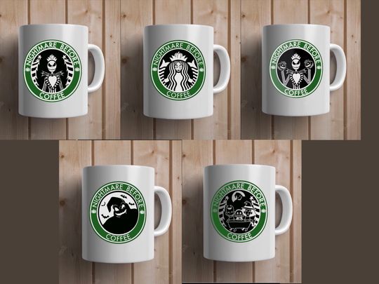 Nightmare Before Christmas Halloween Starbucks Bundle