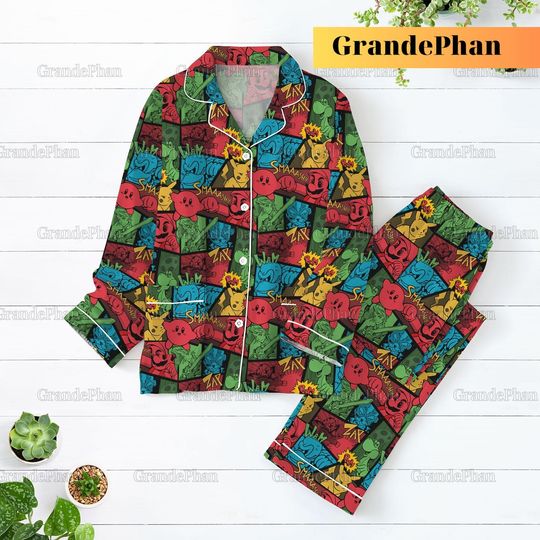 Christmas Mario Pajamas Set, Mario Pj, Super Mario Pajamas Family, Mario Pajamas Pants, Luigi And Mario, Christmas Pajamas For Party