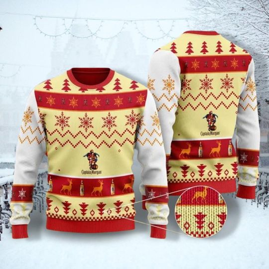 Discover Christmas Captain Morgan Ugly Sweater, Whiskey Drinking Shirt, Whiskey Christmas Shirt, Whiskey Sweater Men, Sweaters For Woman Men