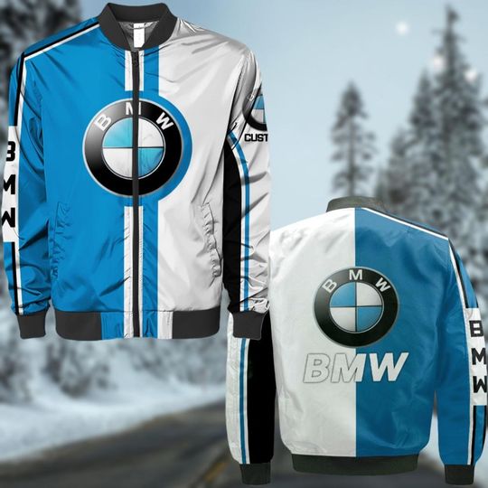 Discover Bmw Car Bomber Jacket, Motorrad Racing Zipper Jacket, Motorcycle Riding Gear Shirt For Men, Motorbike Jacket Gift, Jacket For Bikers