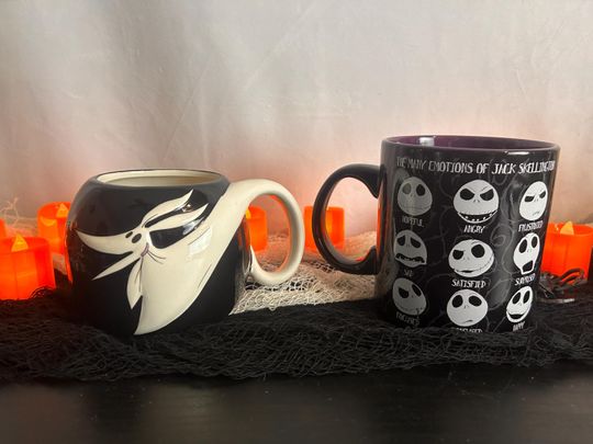 Discover Vintage Jack Skellington Coffee Mug Nightmare Before Christmas Official Disney Drinkware