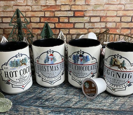 Discover Old Fashioned Christmas Coffee Mugs, Christmas Coffee Mugs, Christmas Mugs, Christmas Cups, Christmas Coffee Mug, Coffee Mugs