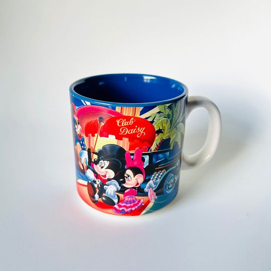 Vintage Mickey Mouse Daisy Minnie Goofy Disney Mug, Made in Japan Retro Coffee Tea Mug Disney 80s 90s 1990s Childhood Valentine's Day Gift