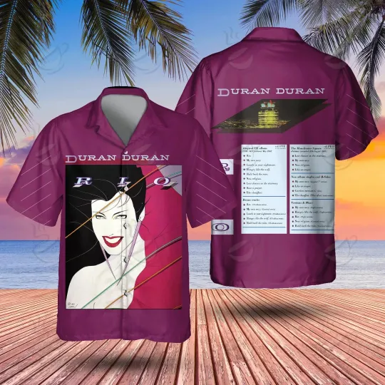 Discover Pop Rock Duran Duran Rio Hawaiian Shirt, Music Lovers, For Men