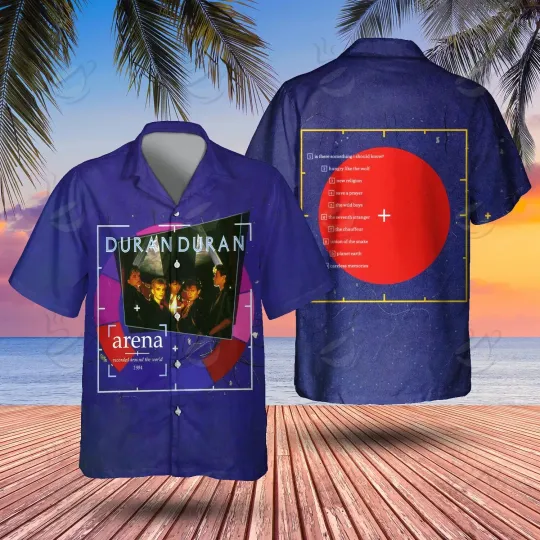 Discover Duran Duran Recorded Around The World Hawaiian Shirt, Music Lovers