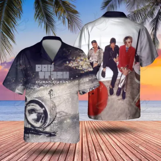 Discover Pop Rock Duran Duran Pop Trash Hawaiian Shirt,  Music Lovers, For Men