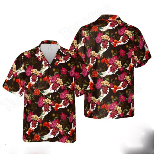 Green Day Hawaiian Shirt, Rock Band 2024, Gift For Men Women