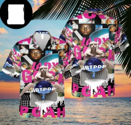 Ld ga Artpop Design 2024 hot hot hot Hawaiian Shirt