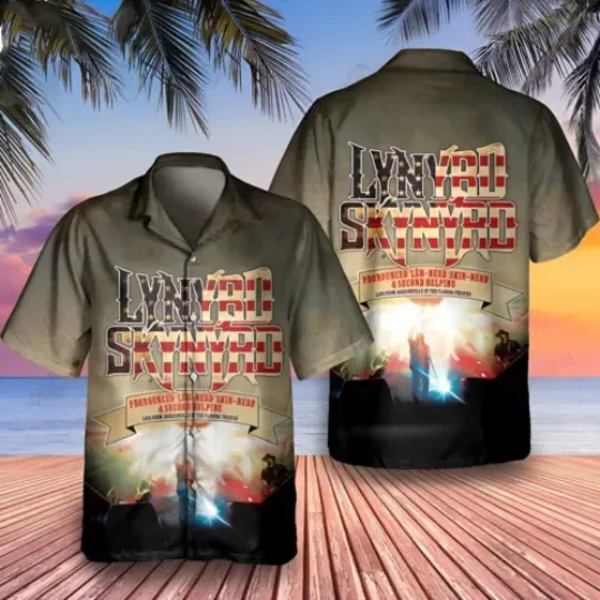 Lynyrd Skynyrd Hawaiian Shirt  Men All Size Shirt