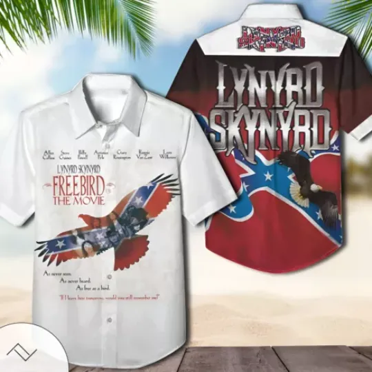 Lynyrd Skynyrd Freebird The Movie Hawaiian Shirt  Full Size Shirt