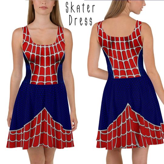 Discover Spider Skater Dress |