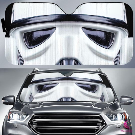 Discover Stormtrooper Cars Sunshade, Starwars Stormtrooper Cars Windshield, Starwars Car Accessories, Movie Fan Gift, Galaxy's Edge Gift