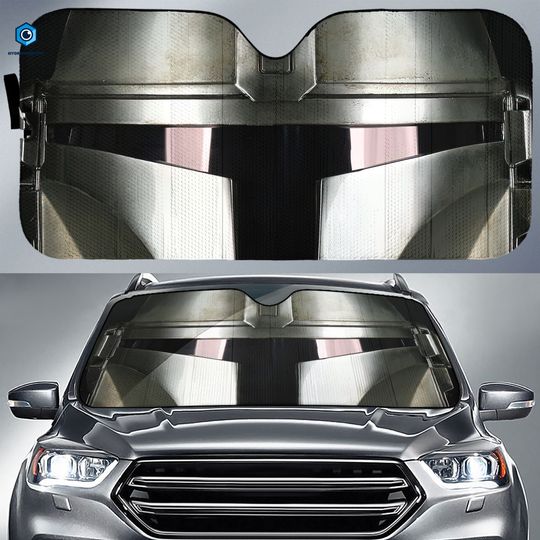 The Mandalorian Car Sun Shade, The Mandalorian Grogu Auto Sunshade, Starwars Galaxy Edge, Car Decor Car Windshield Car Accessories