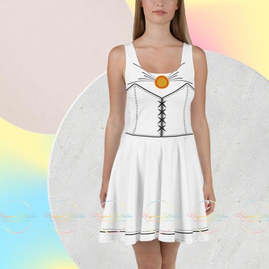 Superhero Emma: Womens Frost Athletic Skater Dress