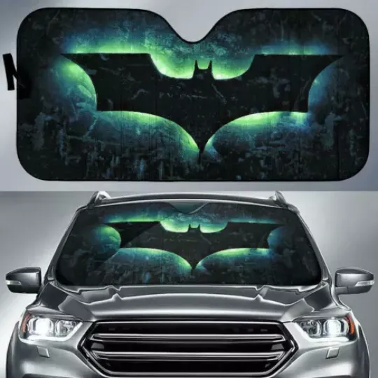 Batman Car Pickup Sun Shade Reflective Visor Windshield Block UV Ray Foldable