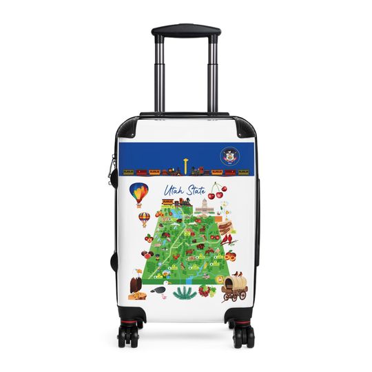 Discover Map Suitcase