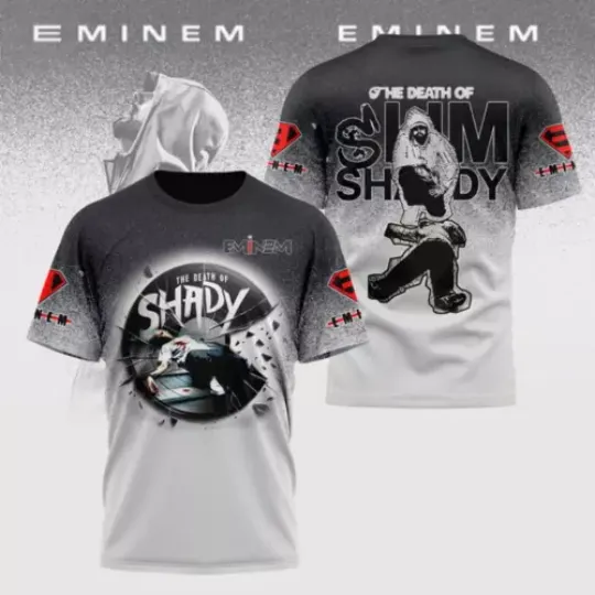 Discover Eminem The Death Of Shady 3d shirt