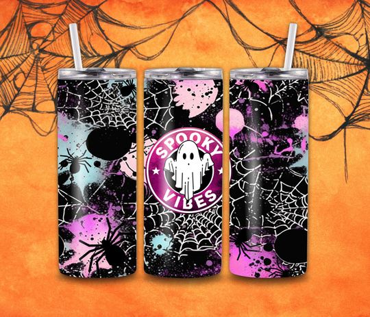 Discover ghost  spooky season  ,Halloween Tumbler ,   Halloween ,Travel Mug for Women, Witch Tumbler,teacher tumbler,