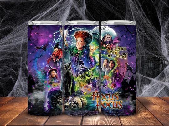 Discover Sanderson Sisters Tumbler, Halloween 20oz Tumbler, Hocus Pocus Tumbler, Halloween Gift, Fall