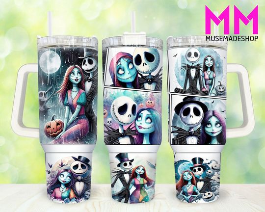 Discover Horror Movies 40oz Tumbler  , Halloween Tumbler 40oz  , Halloween Horror 40oz Tumbler Wrap, Horror Characters 40oz Quencher Tumbler