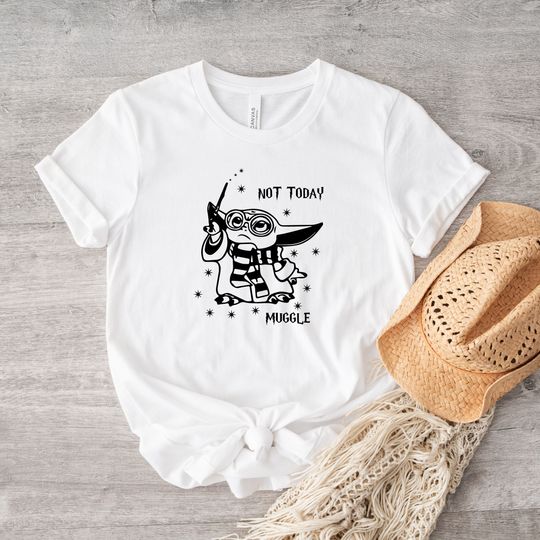 Discover Baby Yoda Wizard Shirt, Wizard Shirt, Wizard Fan Shirt, Magical Shirt, Wizard Tee