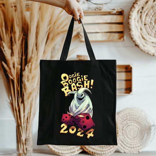 Oogie Boogie Dice, Trick or Treat Bag, Oogie Boogie bash 2024, Oogie Boogie Bag,Disney Halloween Tote Bag,Trick or Treat Candy Bag,Bash 2024