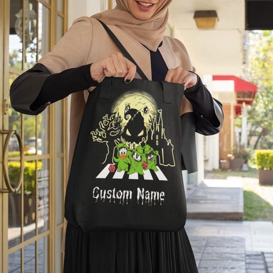 Oogie Boogie Bash 2024, Personalized Mickey and Friends Oogie Boogie Tote Bag, Disney Halloween Tote Bag, Trick or Treat,Spooky Season Totes