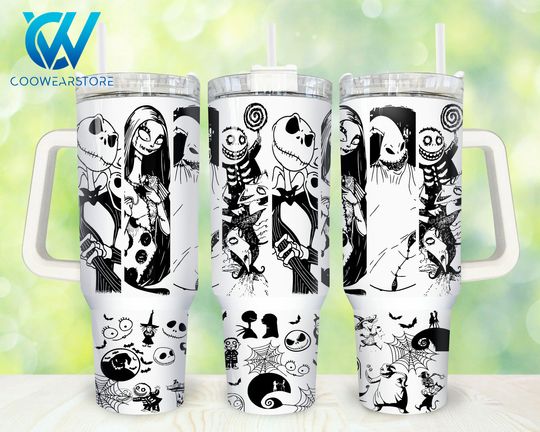 Discover Movies Characters 40oz Tumbler   , Halloween Characters 2 pieces 40 oz Tumbler  , Horror 40oz Tumbler  Sublimation Designs