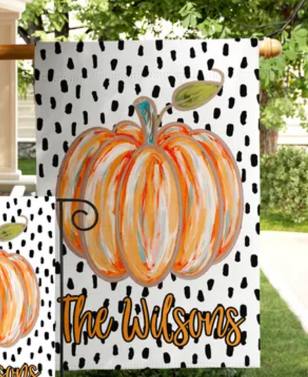 Discover Personalized  Flag Halloween Outdoor Decor Custom Fall Pumpkin Home Decor Cute Home Decor Halloween Decor Outdoor Decor Gift for Fall