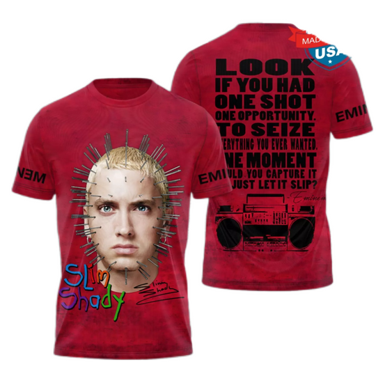 Discover Eminem Look If You Had One Shot One Opportunity 3D Shirt