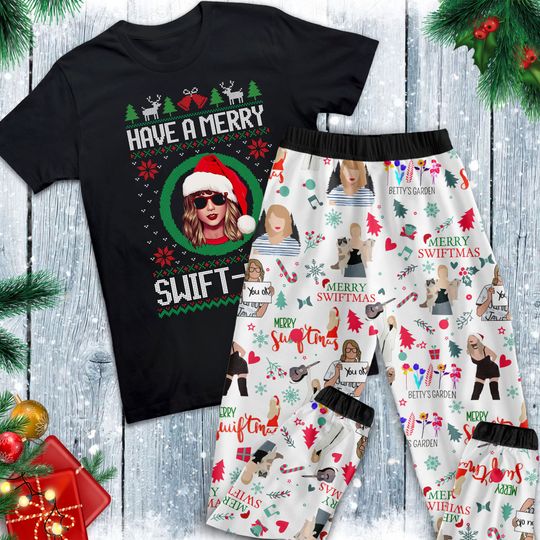 Discover Tayl0r Swjft Holiday Pajamas Set, TS Swifty Album Christmas Pajamas Set, T.S taylor version Forever And Always Family Pajamas For Adult And Kids