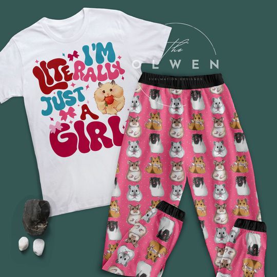 Hamster Holiday Pajamas Set, Cute Hamster Christmas Pajamas Set, Hamster Family Pajamas For Adult And Kids