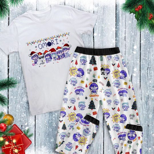 Discover Omori Holiday Pajamas Set, Omori Christmas Pajamas Set, Omori Forever And Always Family Pajamas For Adult And Kids