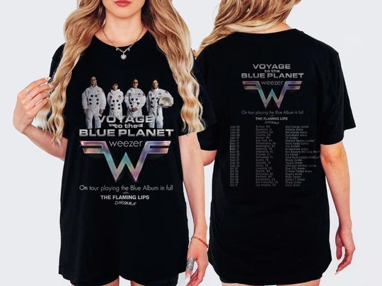 Discover Weezer 2024 Concert Merch, Weezer Band Graphic Shirt, Weezer Band Shirt,Weezer 30th Anniversary Tour 2024 Shirt, Weezer Band Fan Gift Shirt