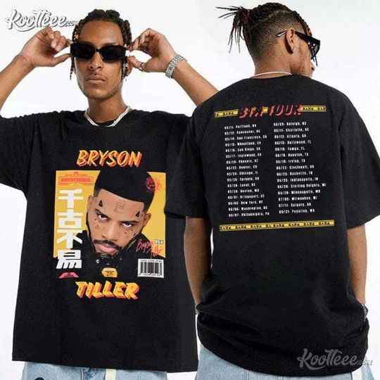 Discover Bryson Tiller Tour Shirt - Bryson Tiller Fan Shirt - Bryson Tour 2024 - BTA Tour Shirt - 2024 Tour Shirt - Bryson Tiller Tour 2024