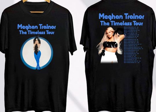 Discover Meghan Trainor Merch, Meghan Trainor The Timeless Tour 2024 T-Shirt, Meghan Trainor Fan Shirt, Meghan Shirt, Meghan Trainor Graphic Shirt