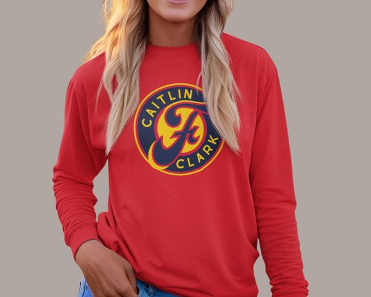 Caitlin Clark Logo Graphic Long-Sleeve Youth & Adult Unisex Long - Sleeve T-shirt