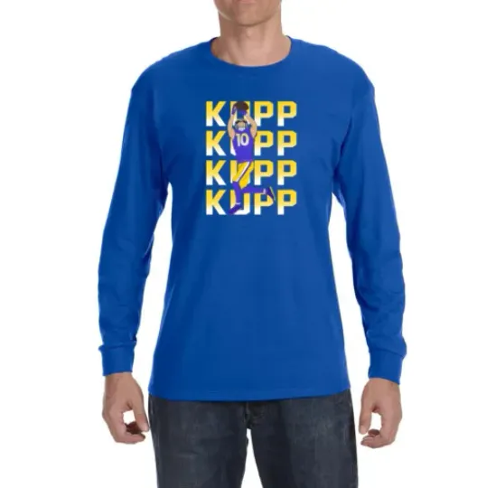 Discover Los Angeles Rams Cooper Kupp Text Pic Long sleeve shirt