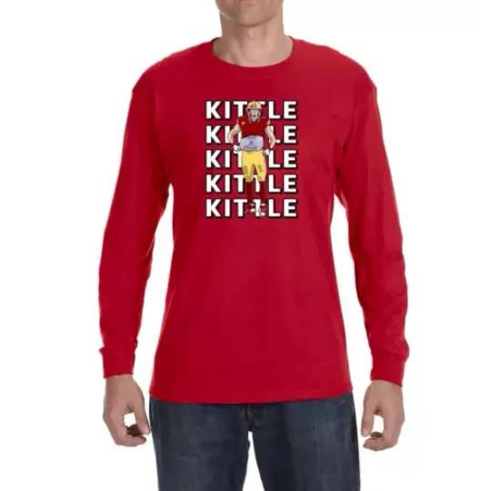 Discover George Kittle Text Pic Long sleeve shirt