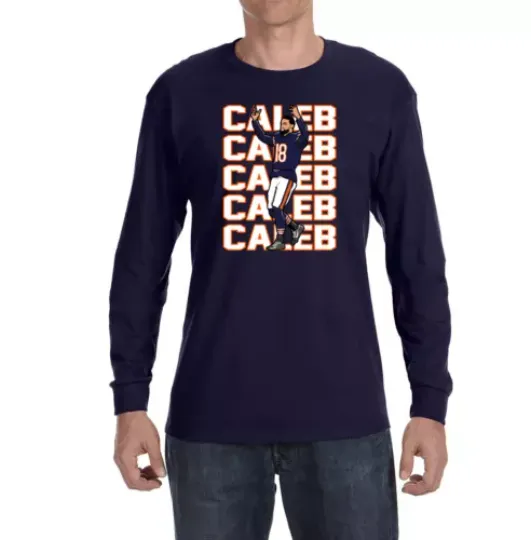 Caleb Williams Text Pic Long sleeve Shirt