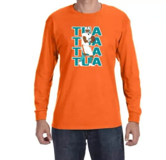 Tua Tagovailoa Text Pic Long sleeve shirt